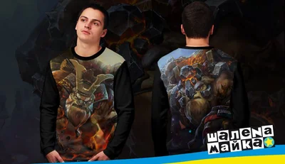 Свитшоты с полной запечаткой: dota 2 earthshaker